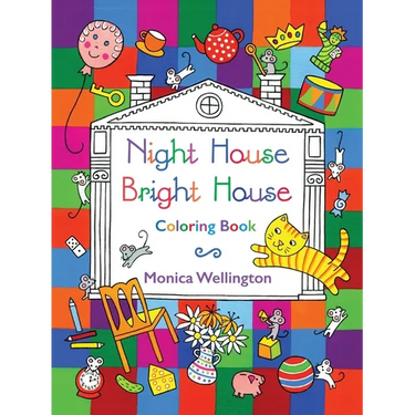 Night House Bright House Coloring Book