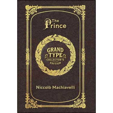 Large Print - The Prince - Grand Type Collector's Edition - Matte Hardcover with Dust Jacket