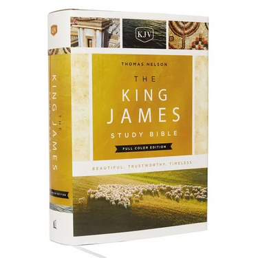 The King James Study Bible, Hardcover, Full-Color Edition