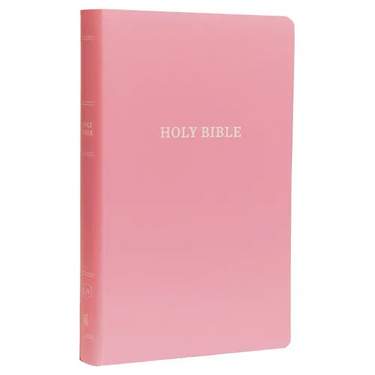 KJV, Gift and Award Bible, Imitation Leather, Pink, Red Letter Edition