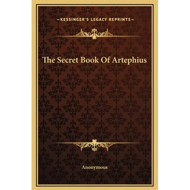 The Secret Book Of Artephius