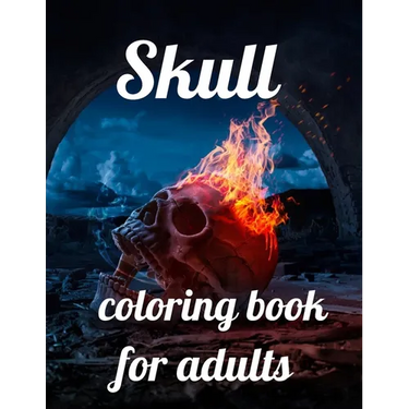 Skull coloring book for adults: A Coloring Book of 35 Unique skull Coe Stress relief Book Designs Paperback