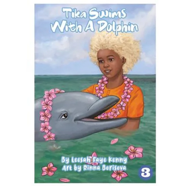 Tika Swims With A Dolphin