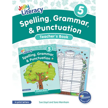 Spelling, Grammar, & Punctuation Teacher's Book 5: In Print Letters (American English Edition)