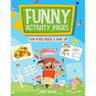 Funny activity pages for kids ages 6 and up: mazes, puzzle games, word search, coloring pages, dot-to-dot, find the differences, cut and glue, cross w