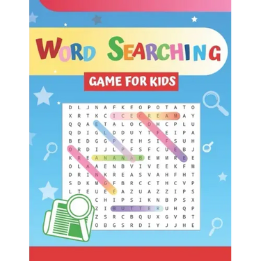 Word Searching Game For Kids: Fun and Challenging Puzzles For Children. Build And Improve Your Child's Vocabulary.