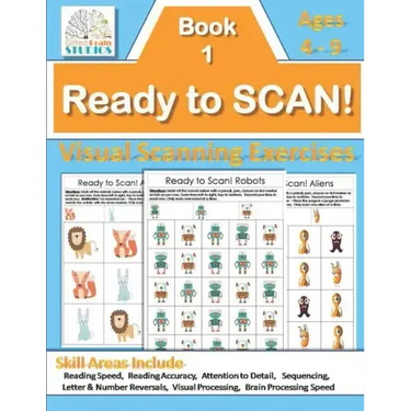 Ready to Scan! Beginners: Visual Scanning Exercises for Young Students