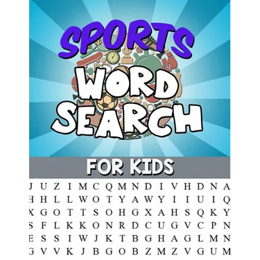 Sports Word Search For Kids: Large Print Word Search Puzzle: Fun & Educational Puzzle For Kids - Sports Activity Book