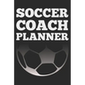 Soccer Coach: Black Coach Book for Soccer Game Planning and Training