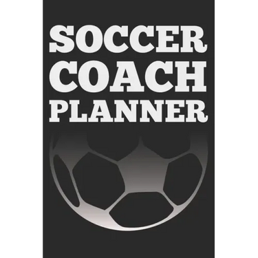 Soccer Coach: Black Coach Book for Soccer Game Planning and Training