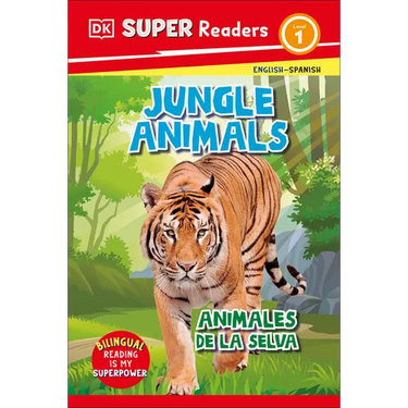 DK Super Readers Level 1 English-Spanish Bilingual Jungle Animals - Animales de la Selva