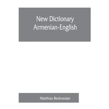New dictionary Armenian-English