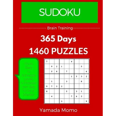 Sudoku: Brain Training 365 Days: 365 Days 1,460 Puzzle (Play it, Feel it Everyday)