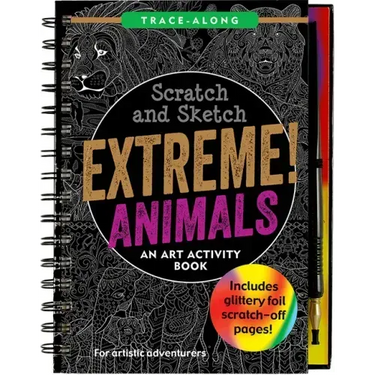 Scratch & Sketch Extreme Animals: An Art Activity Book