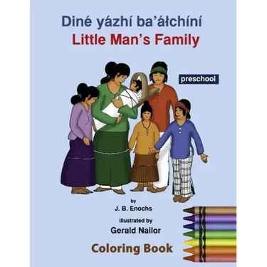 Little Man's Family Coloring Book: Preschool Level: Preschool