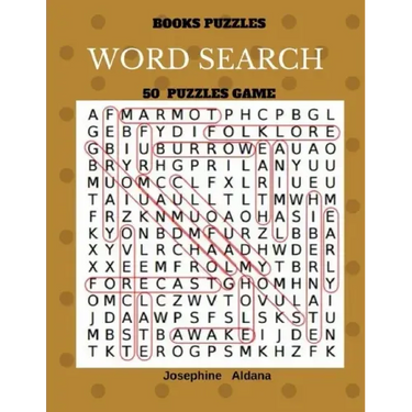 Books Puzzles Word Search 50 Puzzles Game: Large Print Word Find