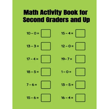 Math Activity Book for Second Graders and Up