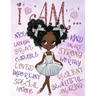 I Am: Positive Affirmations for Kids Self-Esteem and Confidence Coloring Book for Girls Diversity Books for Kids