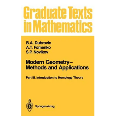 Modern Geometry--Methods and Applications: Part III: Introduction to Homology Theory