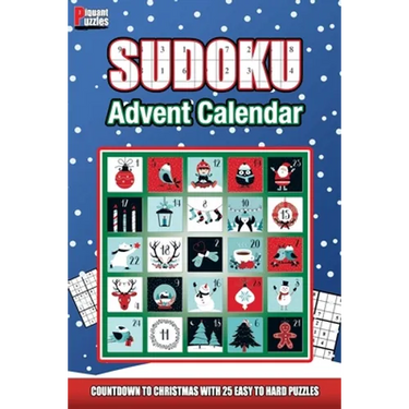 Piquant Puzzles Sudoku Advent Calendar: A Countdown To Christmas Sudoku book for adults and kids