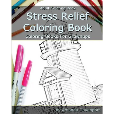 Stress Relief Coloring Book: Adult Coloring Book: Coloring Books For Grownups