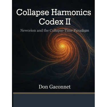 Collapse Harmonics Codex II Newceion and the Collapse-Time Paradigm: A Unified Collapse Theory of Recursive Identity Fields