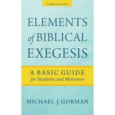 Elements of Biblical Exegesis