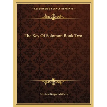 The Key Of Solomon Book Two