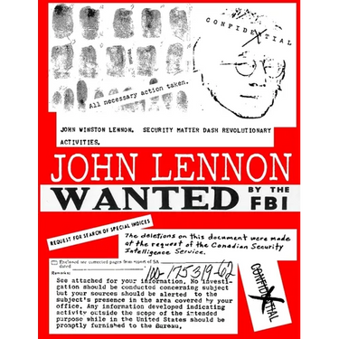 JOHN LENNON - Wanted by the FBI