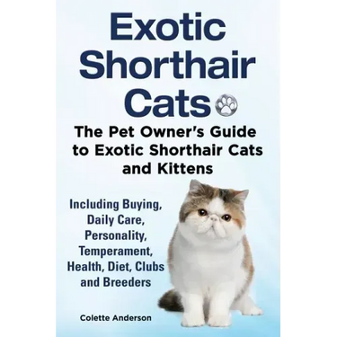 Exotic Shorthair Cats The Pet Owner's Guide to Exotic Shorthair Cats and Kittens Including Buying, Daily Care, Personality, Temperament, Health, Diet,