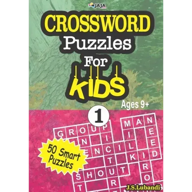 CROSSWORD Puzzles For KIDS, Ages 9+ (50 Smart Puzzles) Vol.1