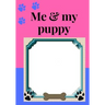 Me and my puppy: girls purple dog photo album, keepsake album for dogs, gift. scrap book for kids, cute pictures, picture and story boo