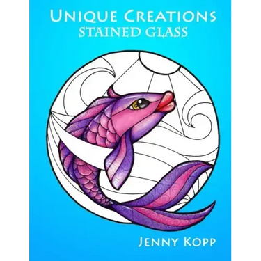 Unique Creations: Stained Glass: Adult Coloring Book