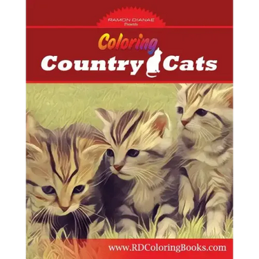 Coloring Country Cats: Cats to Color and Enjoy