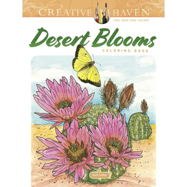 Creative Haven Desert Blooms Coloring Book