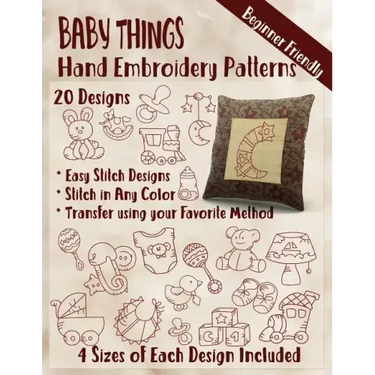 Baby Things Hand Embroidery Patterns