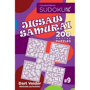 Sudoku Jigsaw Samurai - 200 Master Puzzles 9x9 (Volume 9)