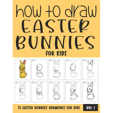 How to Draw Easter Bunnies for Kids - Vol 1