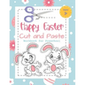 Happy Easter Cut and Paste Workbook for Preschool: Coloring and Cutting Kids Activity Book Easter Basket Stuffer for Kids