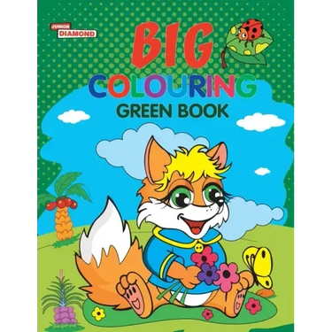 Big Colouring Green Book for 5 to 9 years Old Kids Fun Activity and Colouring Book for Children
