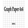 Graph Paper 4x4: 100 Pages 8.5" X 11"