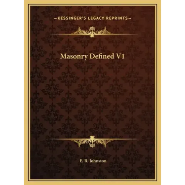Masonry Defined V1
