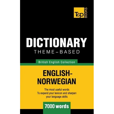 Theme-based dictionary British English-Norwegian - 7000 words