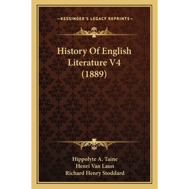 History Of English Literature V4 (1889)