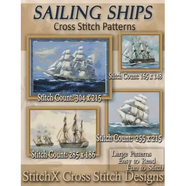 Sailing Ships Cross Stitch Patterns