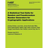 NIST Special Publication 800-122 Revision 1a: A Statistical Test Suite for Random and Pseudorandom Number Generators for Cyrptographic Applications