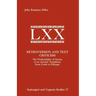 Retroversion and Text Criticism: The Predictability of Syntax in an Ancient Translation from Greek to Ethiopic