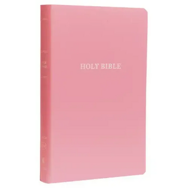 KJV, Gift and Award Bible, Imitation Leather, Pink, Red Letter Edition