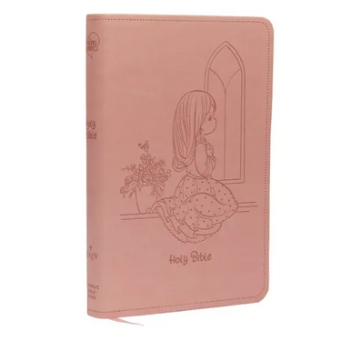 Nrsvce, Precious Moments Bible, Pink, Leathersoft, Comfort Print: Holy Bible