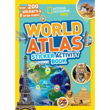 World Atlas Sticker Activity Book